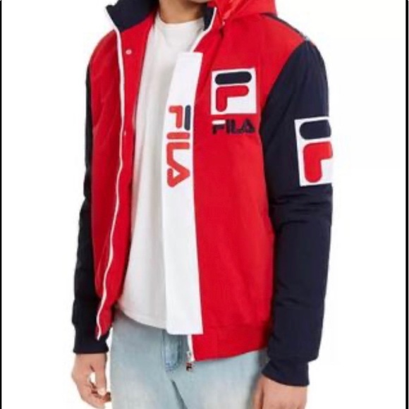Fila Jackets \u0026 Coats | Fila Men's Red P1 Tech Jacket | Color: Red | Size: M | Ronen607's Closet